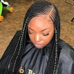 Cornrow braids